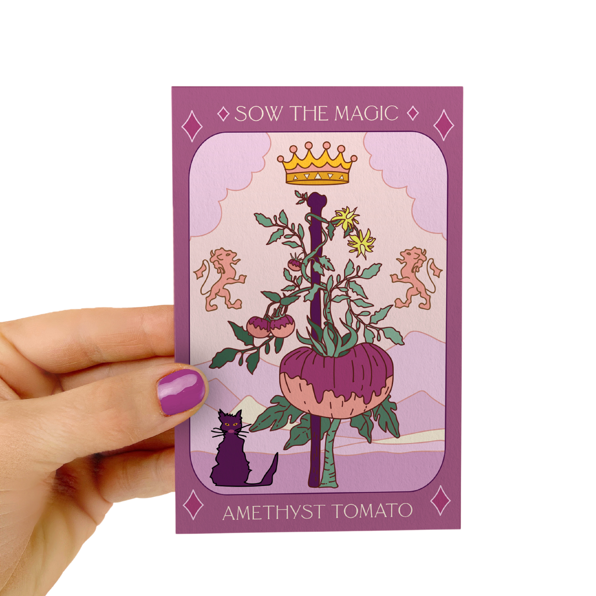 Amethyst Jewel Tomato Tarot Seed Packet - Thumbnail 5
